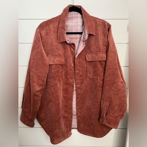 Nwot Reversible Corduroy Shacket